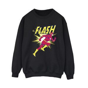 DC Comics Womens/Ladies The Flash Running Sweatshirt / Black
